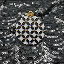 Load image into Gallery viewer, Floral Crystal Ornament Brooch