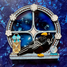 Load image into Gallery viewer, Witch's Window Brooch - Winter