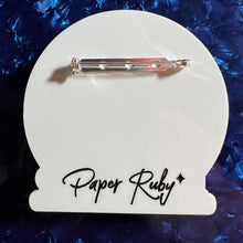 Load image into Gallery viewer, Witch's Window Brooch - Winter