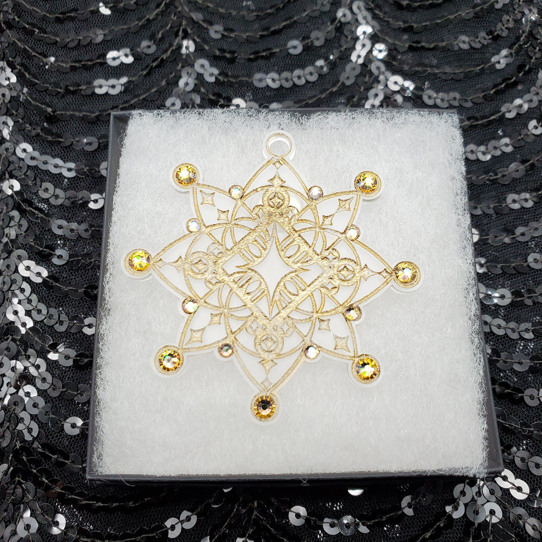 Star Snowflake Brooch