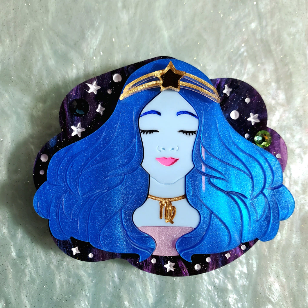 Virgo Brooch - The Princess *MADE TO ORDER*