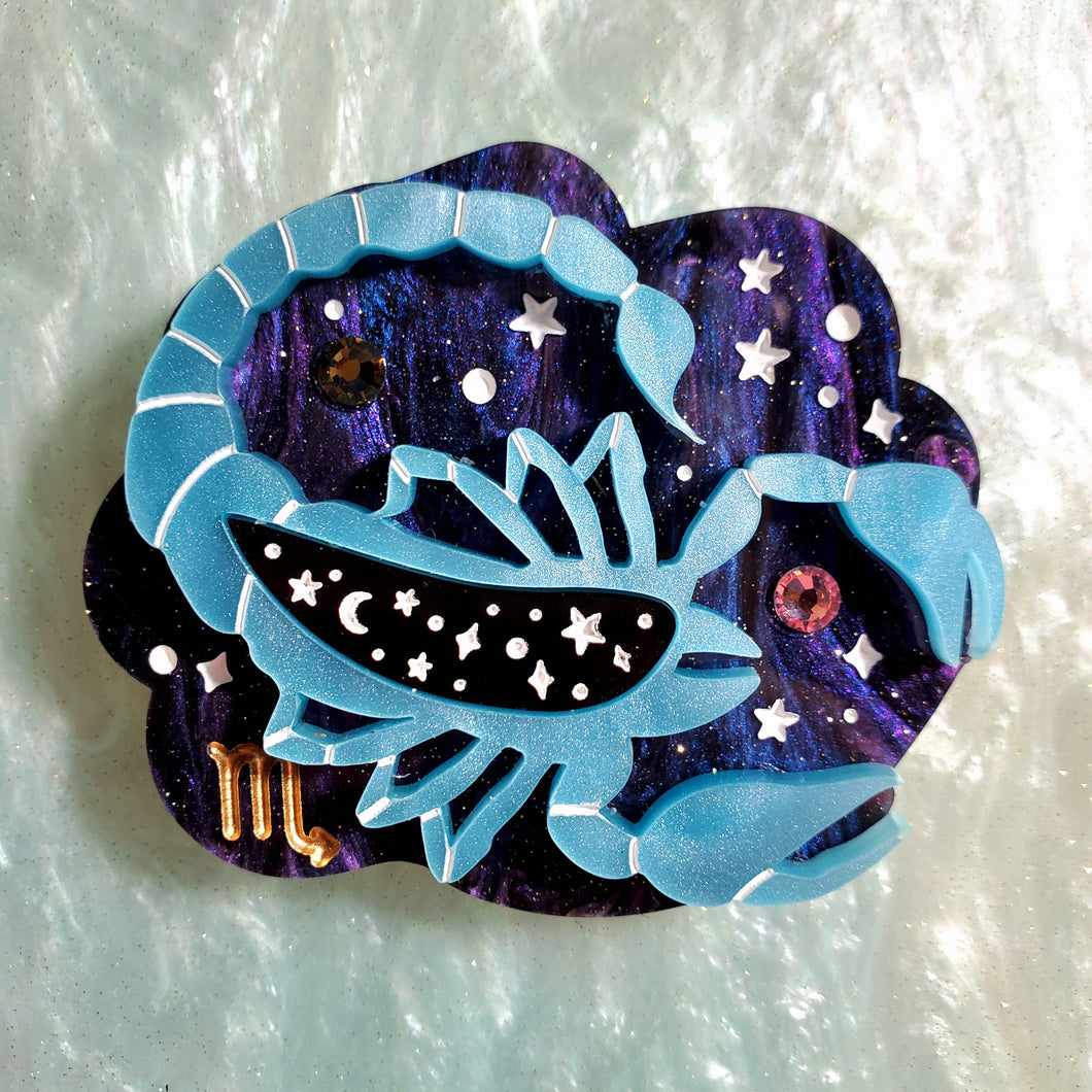 Scorpio Brooch - The Scorpion *MADE TO ORDER*