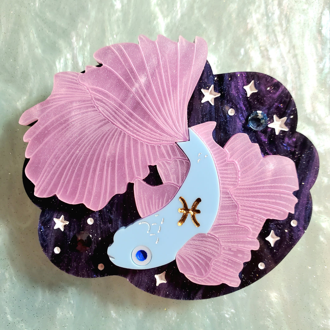 Pisces Brooch - The Fish *MADE TO ORDER*