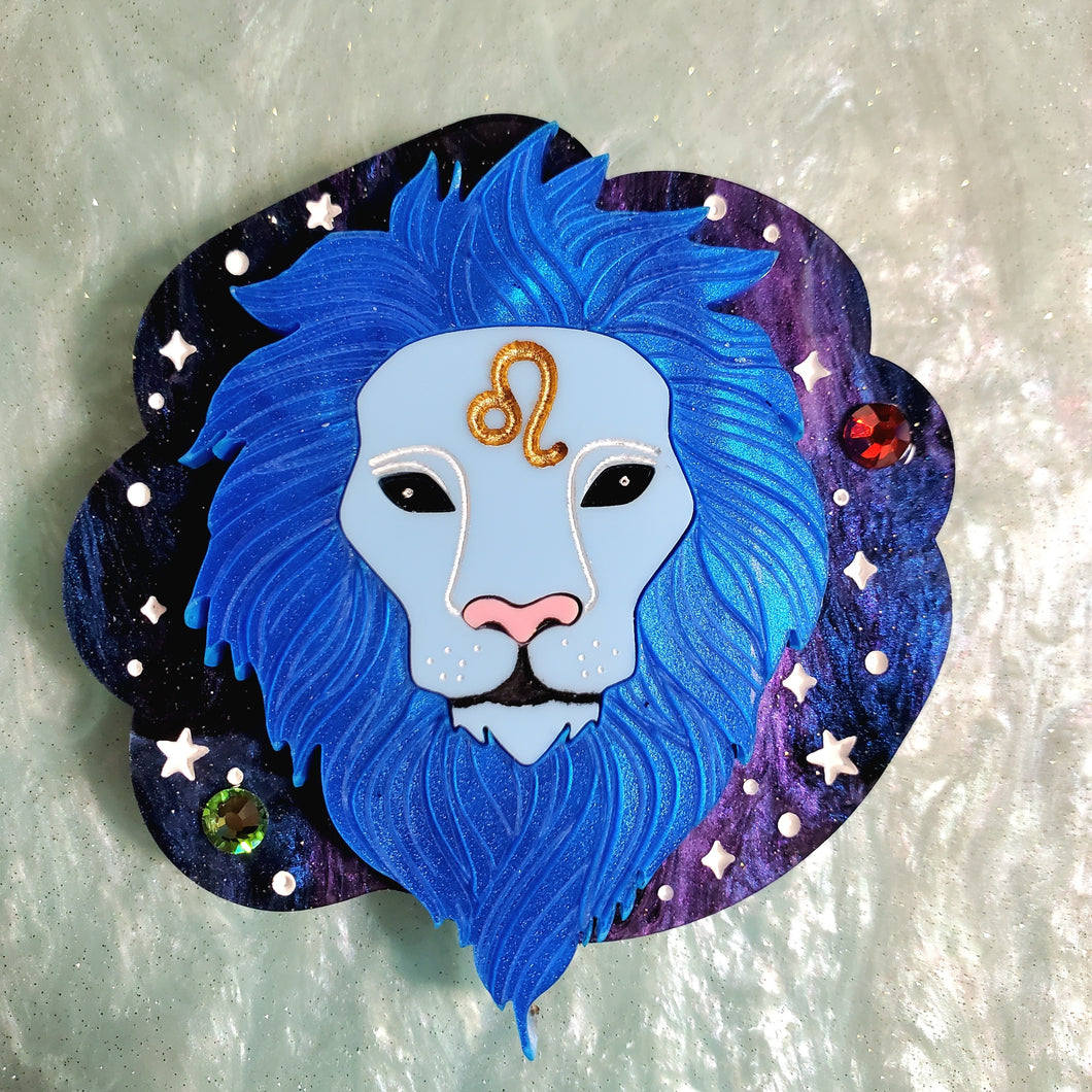 Leo Brooch - The Lion *MADE TO ORDER*