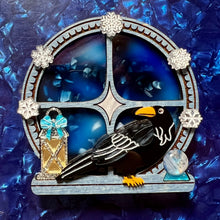 Load image into Gallery viewer, Witch&#39;s Window Brooch - Winter
