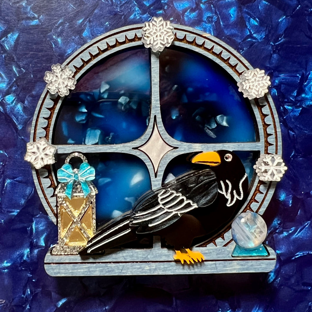 Witch's Window Brooch - Winter